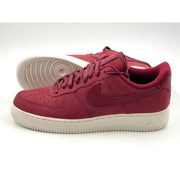 NEW Women's Size 12 Nike Air Force 1 Low Premium 'Team Red' DR9503 600 Sail AF1 - Picture 5 of 6